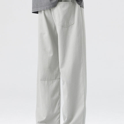 Mingge | 2025 Summer Thin Lyocell Casual Pants Men's American Retro Trendy Brand Loose Wide-Leg Straight Trousers