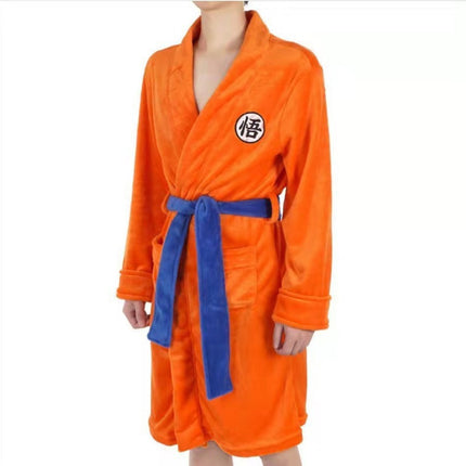 Spot Flannel Sun Wukong Cospiay Amazon Wish Hot-Selling Nightgown Home Clothes Wukong Bathrobe Pajamas