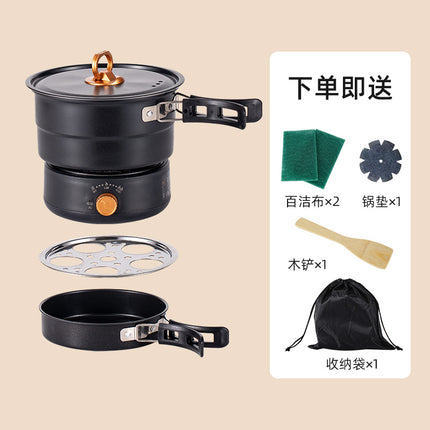 Portable Electric Cooking Pot Travel Detachable Pot Electric Frying Pan Dormitory Mini Pot Uk Standard Wholesale 110V Us Standard Electric Heating Pot