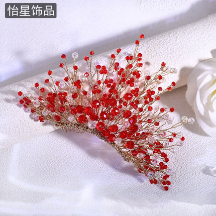 Yixing High-End Fashion Crown Hair Accessories Fashionable Elegant Cold Style Hair Comb Cross-Border Supply Wholesale A326