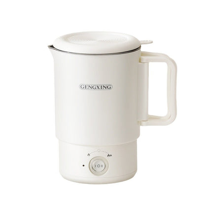 Portable Stainless Steel Folding Kettle Small Outdoor Travel Business Trip Electric Kettle Household Mini Electric Kettle