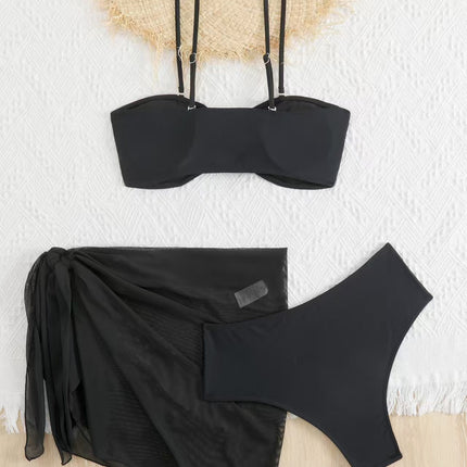 2025 New European and American Split Swimsuit Bikini Sexy Pure Desire Ladies Sexy High-End Bikini Wholesale