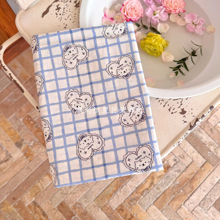 Cotton 40 digital printed fabric cute cartoon cotton floral cloth cute girls women's clothing children's clothing parent-child