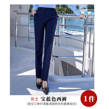 Business Suit Trousers for Men and Women, New Slim Suit Trousers for All Seasons, Work Trousers, Business Formal Straight Trousers