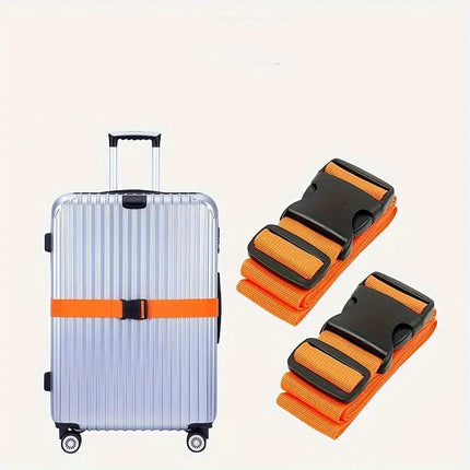 Color Luggage Case Strap One-word Packaging Strap Cute Pull Rod Suitcase Consignment Bundling Strap Box Strap