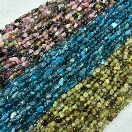 Natural Crystal Loose Beads, Amorphous Straight Hole Gravel, Handmade DIY Beaded Bracelet, Necklace, Jewelry with Beads