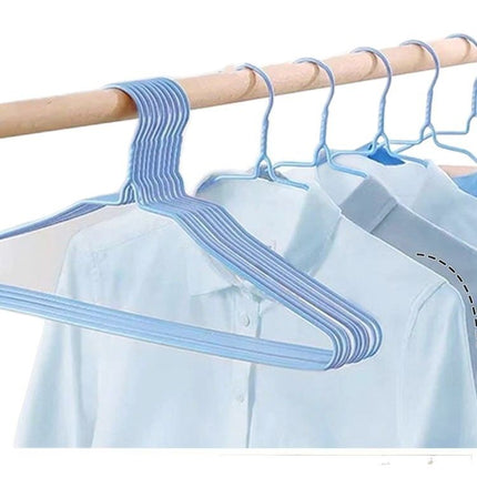 Clothes Hanger Dip Plastic Clothes Hanging Household Non-slip Seamless Anti-shoulder Corner Clothes Hanger Autumn and Winter Clothes Hanging Clothes Support Dormitory