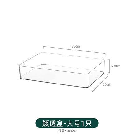 Transparent Bar Storage Box Dust-Proof and Moisture-Proof Protective Cover Desktop Badge Display Frame Food and Toy Millet Storage Display Stand