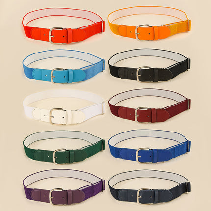 Cross-border explosion softball baseball belt multicolor outdoor sports golf students elastic elastic belt belt wholesale
