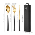 Black gold three-piece set [black box]