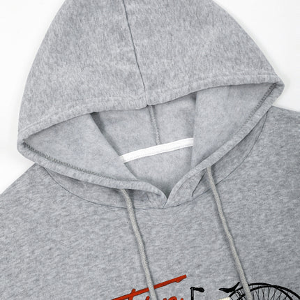 Fashion Joker Hoodie College Style Alphabet Print