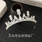 Silver bright diamond crown (handmade model)