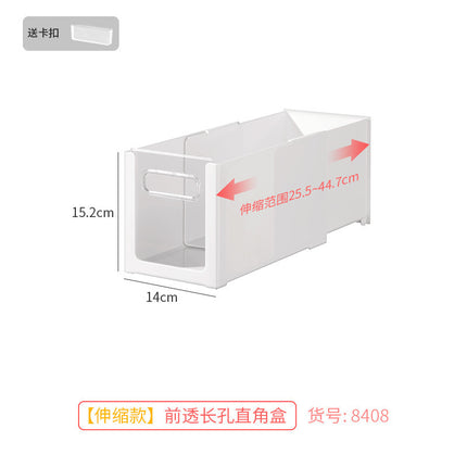 Multifunctional Household Kitchen Cabinet Storage Box Sundries Snack Storage Box Right Angle Storage Basket Cosmetics Storage Box