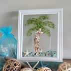 Coconut tree material package + photo frame