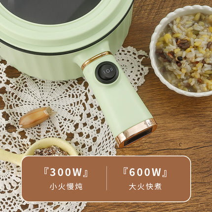 Electric Wok Hot Pot Noodles Mini Electric Cooking Pot Non-stick Multi-functional Electric Pot Student Dormitory Small Electric Pot for Home