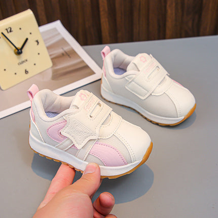 Baby Velcro Soft-Soled Toddler Shoes 2025 Spring and Autum New Boys and Girls Shoes Baby Mesh Breathable Sports Shoes