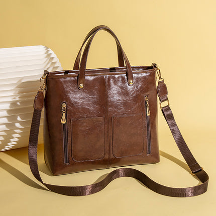 Bags for Women 2025 New European and American Fashion Shoulder Bag Women's Large Capacity Retro Ladies Tote Bag Simple Crossbody Bag