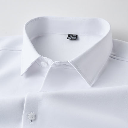 Dongyu Men's Fleece-Lined Shirts, Men's Long-Sleeved Spring and Autumn Comfortable Shirts, Business Men's High-End Fleece-Lined Shirts Wholesale