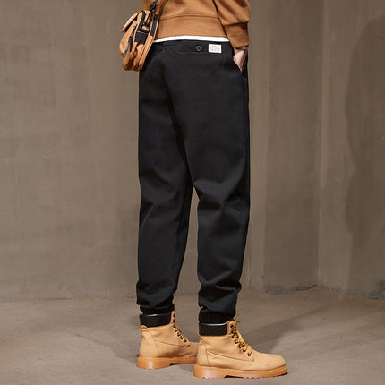 G618 | plus size Men's Spring and Summer New Longer Casual Pants Men's Simple Loose Joker Tooling Pants