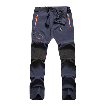 Cross-border Outdoor Sports Summer Thin Charge Pants Scratch-resistant Wear-resistant Breathable Quick-drying Pants Four-sided Elastic plus size Mountaineering Pants