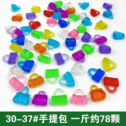 Children's Crystal Toy Playground Candy Grabber Machine Crystal Gem Ocean Creature Game Treasure Toddler Reward