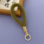 Plush lanyard / Olive green