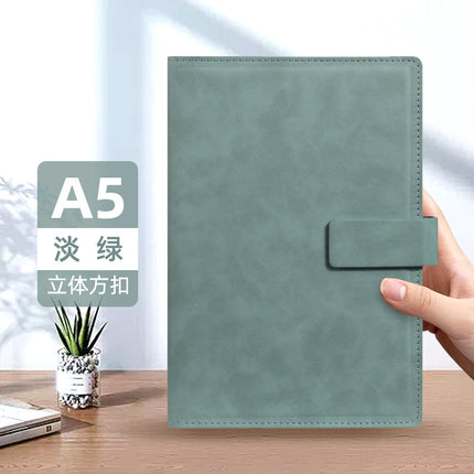High-Looking A5 Notebook Imitation Leather Hand Ledger Thickeneded Conference B5 Simple Business Notepad Custom Logo