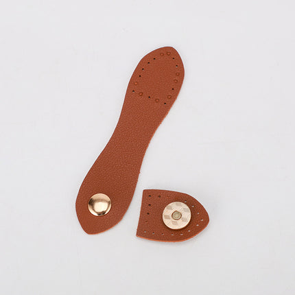 Magnetic buckle gourd-shaped buckle diy all-match simple stitching leather buckle luggage accessories in stock