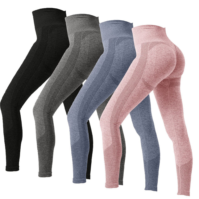 Tiktok Bundle High-Waisted Tight-Fitting Polka Dot Sports Leggings for Women, Elastic Peach Butt Fitness Yoga Pants