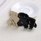 Black and white puppy
