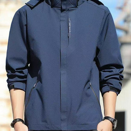 Men's Windproof and Waterproof Outdoor Windbreaker, Spring and Autumn Thin Jacket, Trendy Brand, Couple's Single-Layer Mountaineering Jacket for Women