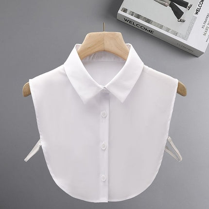 Cotton Brushed Plaid Winter Sweater Fake Collar Collar Protector Unisex Shirt Collar Fashionable Versatile Fake Collar