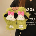 Bow pacha dog gloves green