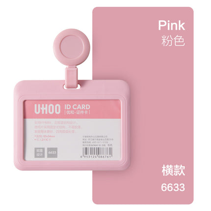 Youhe work permit work card with lanyard work card doctor nurse badge label easy pull buckle student card school