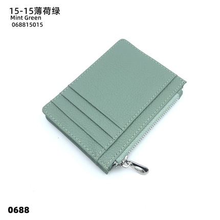 Double-sided Driver's License Multi-card Slot Genuine Leather Zipper Card Bag Top Layer Cowhide Men's Thickened Light Luxury Women's Small Coin Purse Case