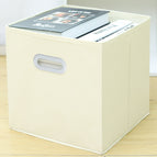 Coverless drawer model off-white double-sided portable (plastic buckle) / Large size (28*28*28cm)