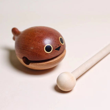 Wooden Fish Decompression Solid Wood Work Crazy Desktop Small Ornaments Sakaban turtle Emotional Stability Office Toy