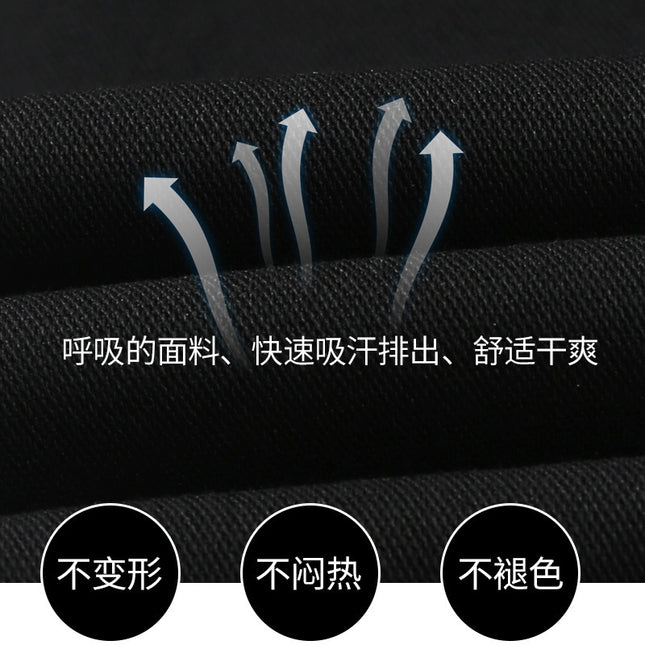 Factory goods pass counter quality hemming washing magic pants do not fade, do not ball, do not draw silk do not shrink small black pants