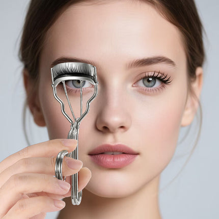 Wide-Angle Eyelash Curler, Natural Curling Eyelash Curler, Beauty Stainless Steel Eyelash Curler, Sunflower Eyelash Curler