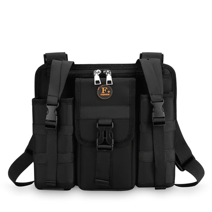 Chest Bag, Casual Water Cup Bag, Tactical Backpack, Outdoor Travel Backpack, Workwear, Sports Water Bottle Bag, Cycling Shoulder Bag