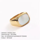 Circumference 49MM-US5 / GOLD WHITE