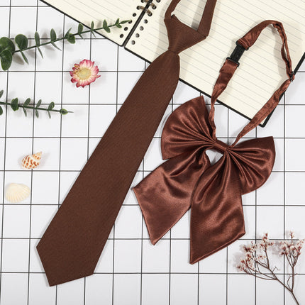 Japanese Plaid JK Tie Tie Set Women's College Style Graduation Photo Free Accessories Korean Style Bow Mariners Suit
