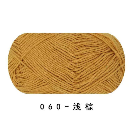 Ruyi Bird Four-Strand Combed Milk Cotton Wool Ball DIY Handmade Crochet Thin Thread Doll Wholesale Wool Ball