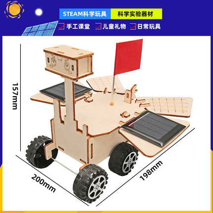 Children's science and technology diy handmade small solar series solar toy car physical model scientific experiment