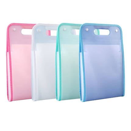 a4 vertical portable organ bag large capacity multi-layer test paper storage bag data sorting insert folder