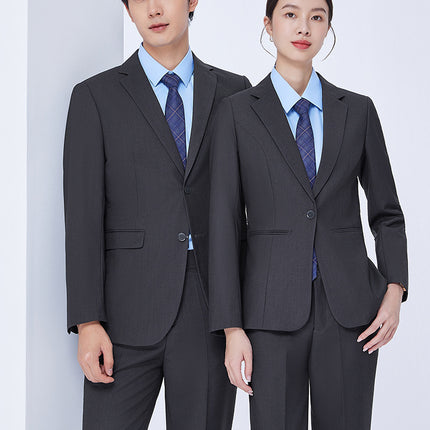 High-end suit suit female professional formal suit bank business suit temperament tooling sales department front desk work clothes autumn