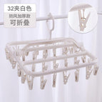 Folding hanger 32 clip / Ivory White