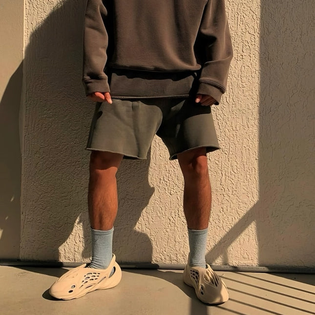 Heavy KANYE YZY Kanye Same Style American Style Fashion Brand Summer High Street Shorts Men's Casual Sports Pants
