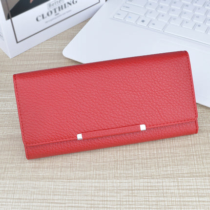 New Women's Wallet Women's Long Clutch Bag Mother's Multi-Card Card Bag Fashionable Simple Large Capacity Mobile Phone