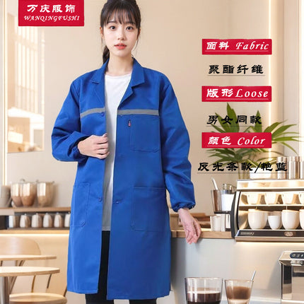 Work Clothes, Long Coat, Men's Camouflage Coveralls, Wear-Resistant Long-Sleeved Apron, Warehouse Manager, Thickened, Wear-Resistant and Anti-Fouling